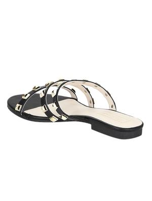 black slip on sandal - 14997613 - Standard Image - 3