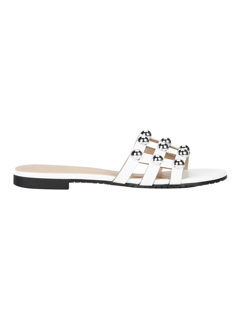 white patent leather slides - 14997620 - Zoom Image - 2