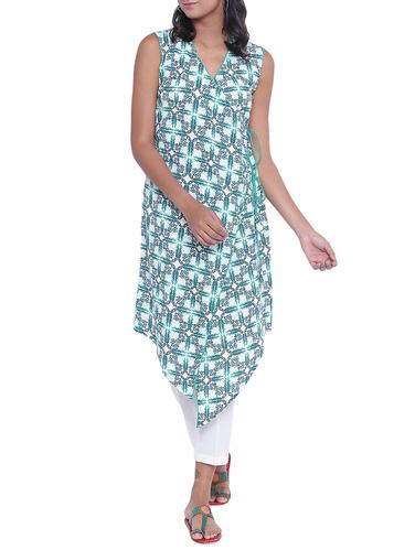 Blue kurta pant set - 14997741 - Very Small Image - 1