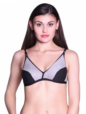 set of 2 multi colored cotton bra - 14999111 - Standard Image - 2