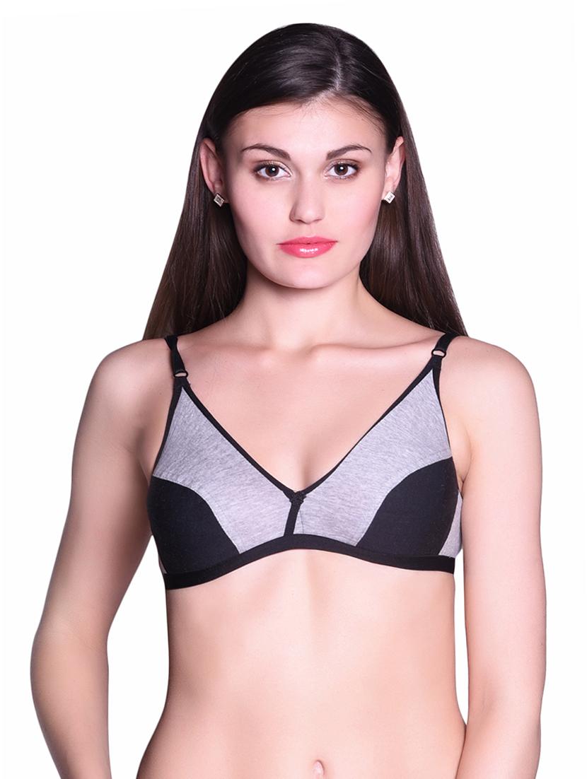 set of 2 multi colored cotton bra - 14999111 - Zoom Image - 2