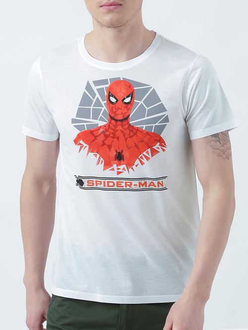 white cotton character t-shirt - 14999359 - Standard Image - 1