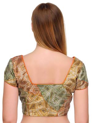 fuchsia designs multi colored embroidered blouse - 14999486 - Standard Image - 3