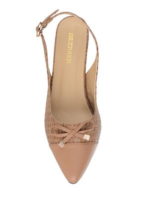 tan back strap sandal - 14999707 - Standard Image - 4