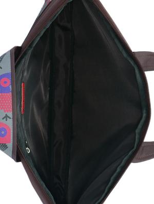 brown polyester laptop bag - 14999827 - Standard Image - 3