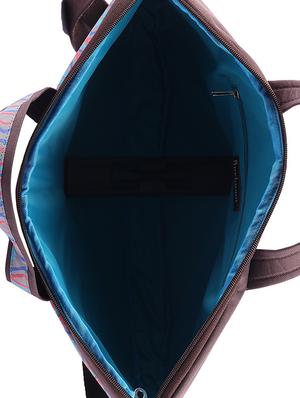 brown polyester laptop bag - 14999830 - Standard Image - 3