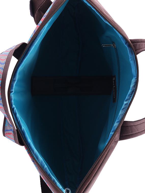 brown polyester laptop bag - 14999830 - Zoom Image - 3