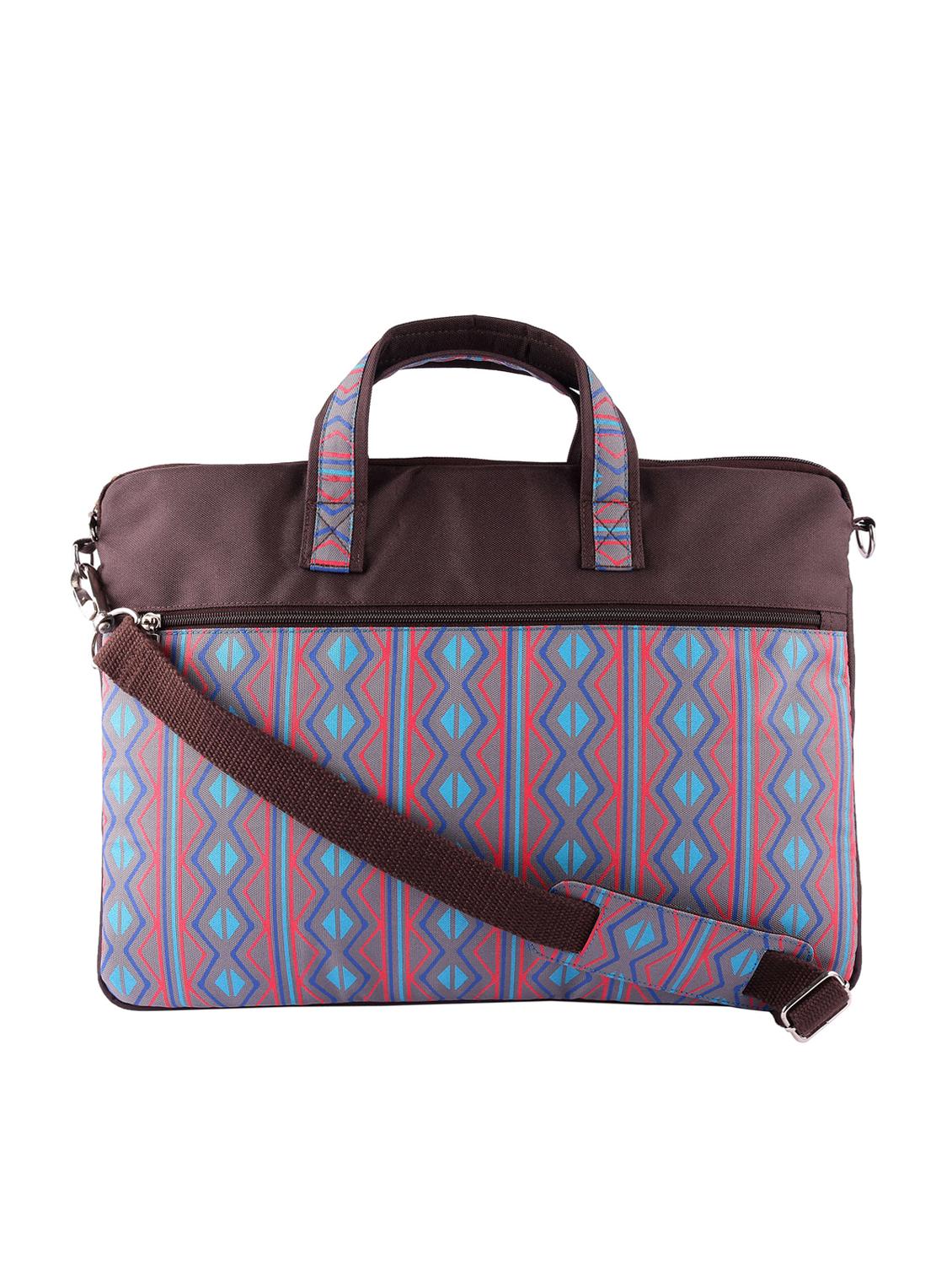 brown polyester laptop bag - 14999831 - Zoom Image - 1