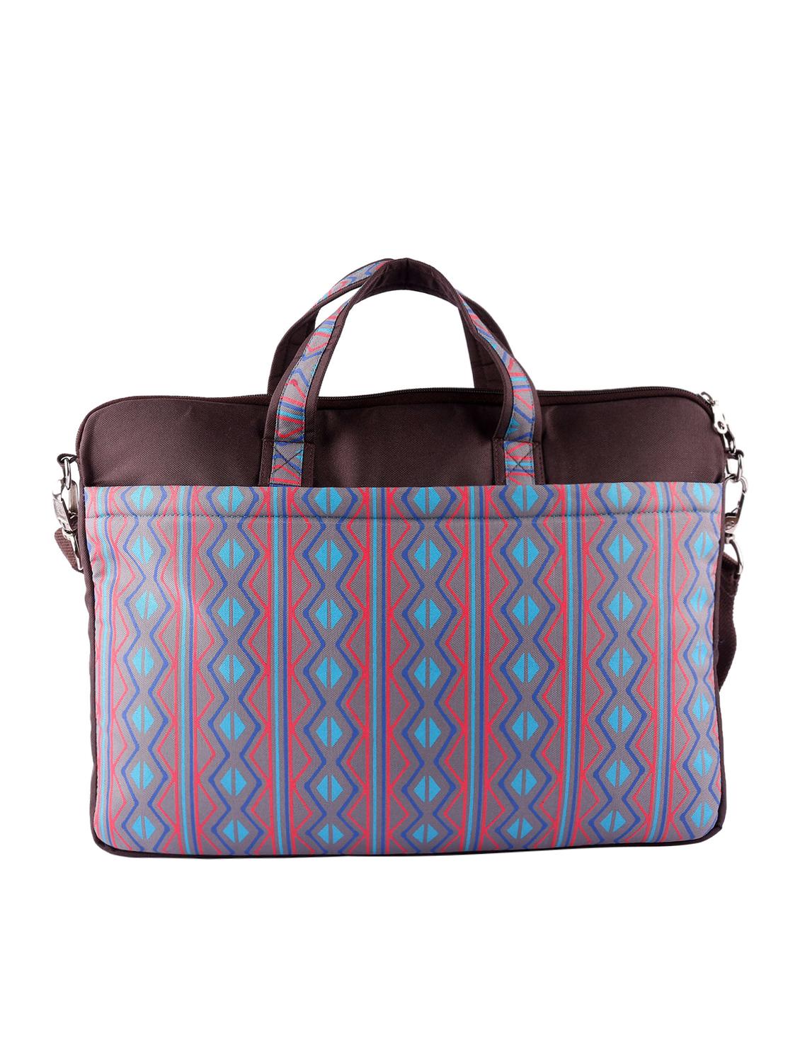 brown polyester laptop bag - 14999831 - Zoom Image - 2