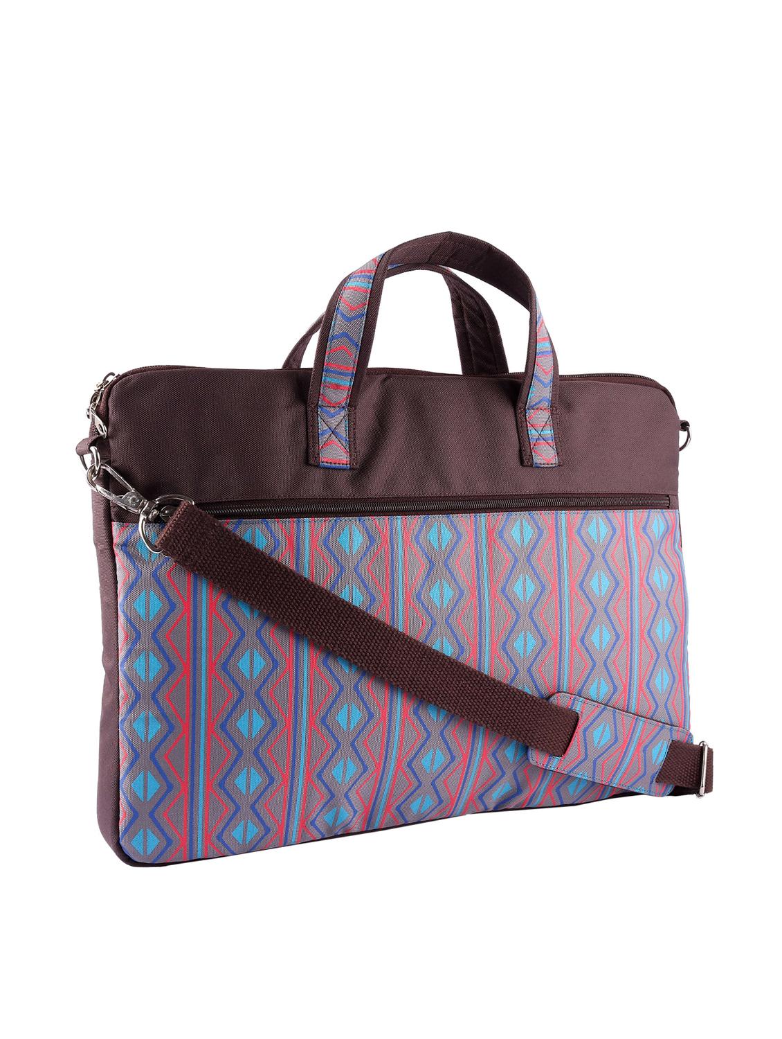 brown polyester laptop bag - 14999831 - Zoom Image - 4