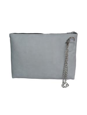grey leather quirky clutch - 14999833 - Standard Image - 2