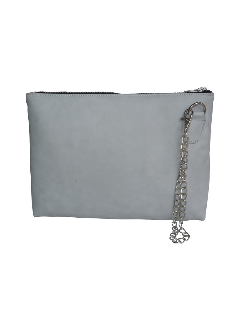grey leather quirky clutch - 14999833 - Zoom Image - 2