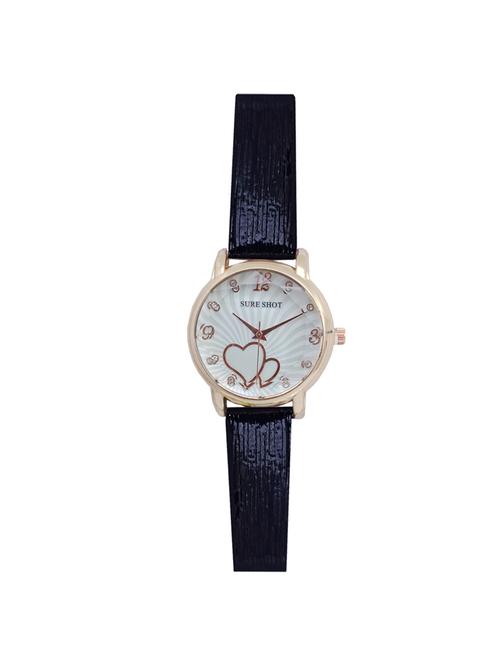 JM New Sure Short Style' Black Leather Belt Watch - 15000114 - Standard Image - 1