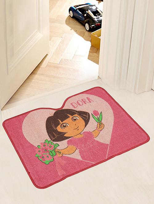 dora jute-cotton print anti slip door mat- 40x60 cm - 15000147 - Standard Image - 1
