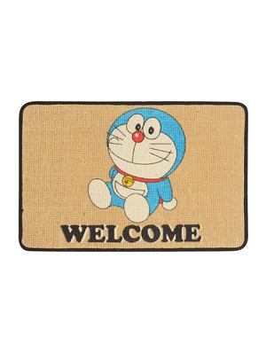 doraemon jute-cotton print anti slip door mat- 40x60 cm - 15000153 - Standard Image - 2