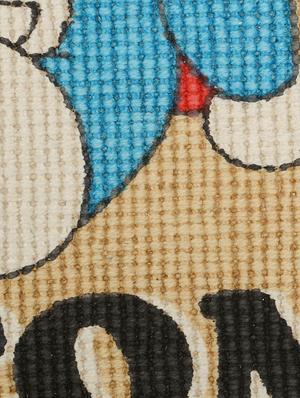 doraemon jute-cotton print anti slip door mat- 40x60 cm - 15000153 - Standard Image - 3