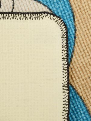 doraemon jute-cotton print anti slip door mat- 40x60 cm - 15000153 - Standard Image - 4