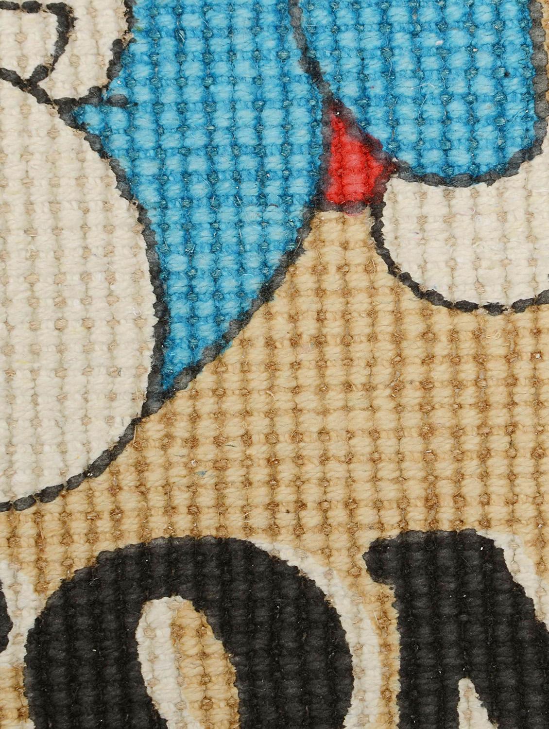 doraemon jute-cotton print anti slip door mat- 40x60 cm - 15000153 - Zoom Image - 3