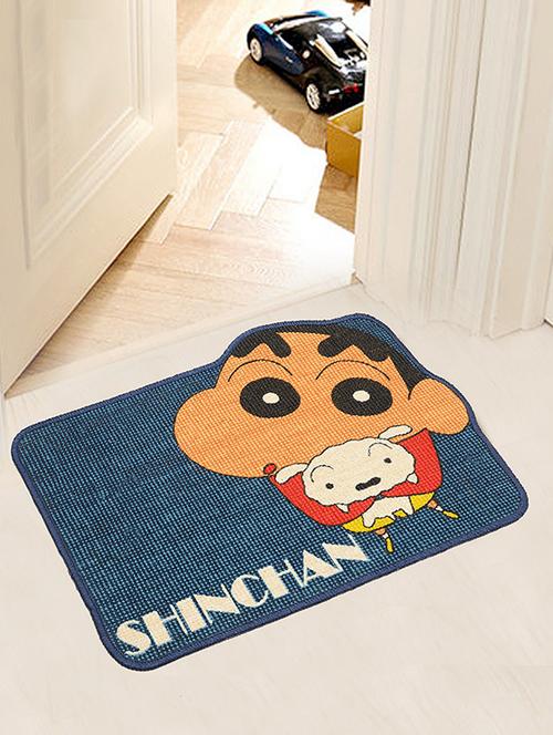 shinchan jute-cotton print anti slip door mat- 40x60 cm - 15000156 - Standard Image - 1
