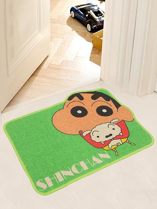 shinchan jute-cotton print anti slip door mat- 40x60 cm - 15000157 - Standard Image - 1