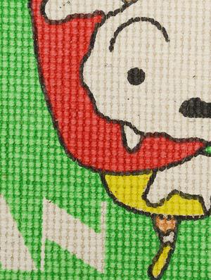 shinchan jute-cotton print anti slip door mat- 40x60 cm - 15000157 - Standard Image - 4