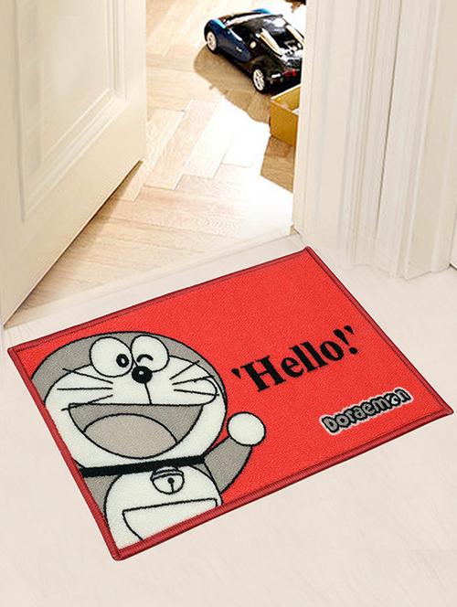 doraemon polyester printed anti slip door mat- 40x60 cm - 15000169 - Standard Image - 1