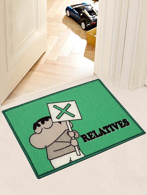 shinchan polyester printed anti slip door mat- 40x60 cm - 15000177 - Standard Image - 1
