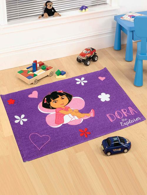 dora multipurpose cotton printed rugs- 50x70 cm - 15000234 - Standard Image - 1