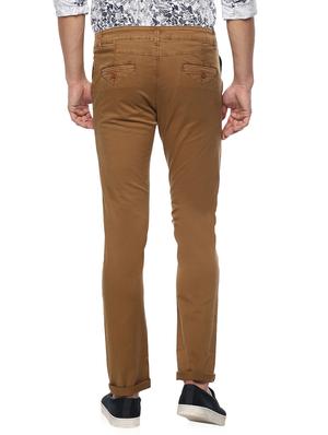 brown cotton chinos - 15000553 - Standard Image - 3