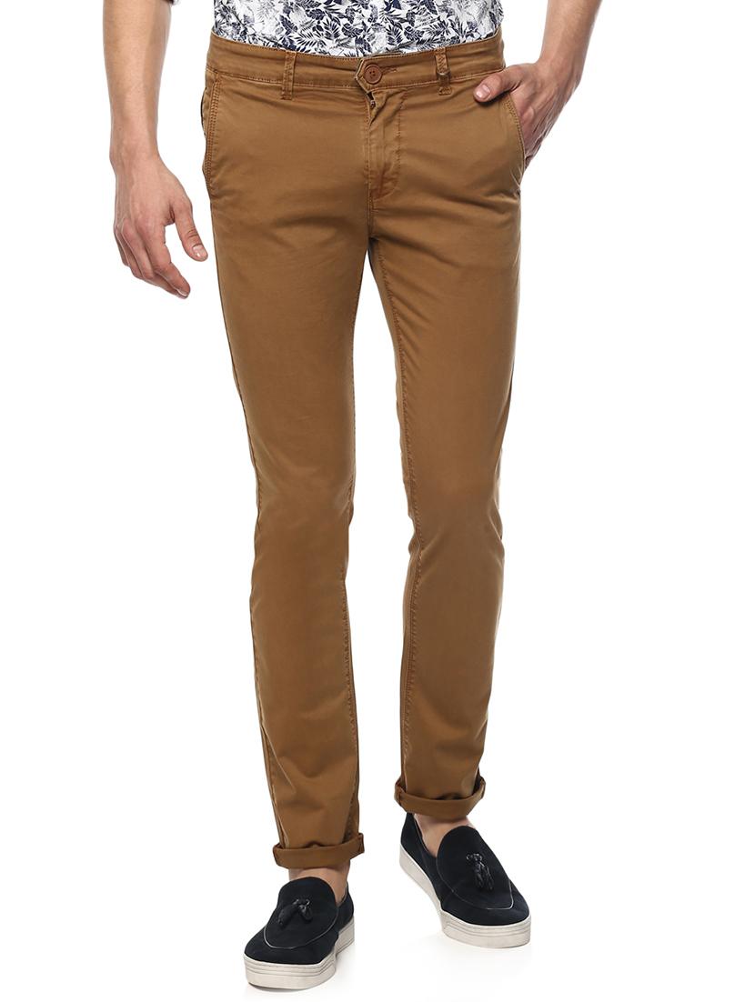 brown cotton chinos - 15000553 - Zoom Image - 1