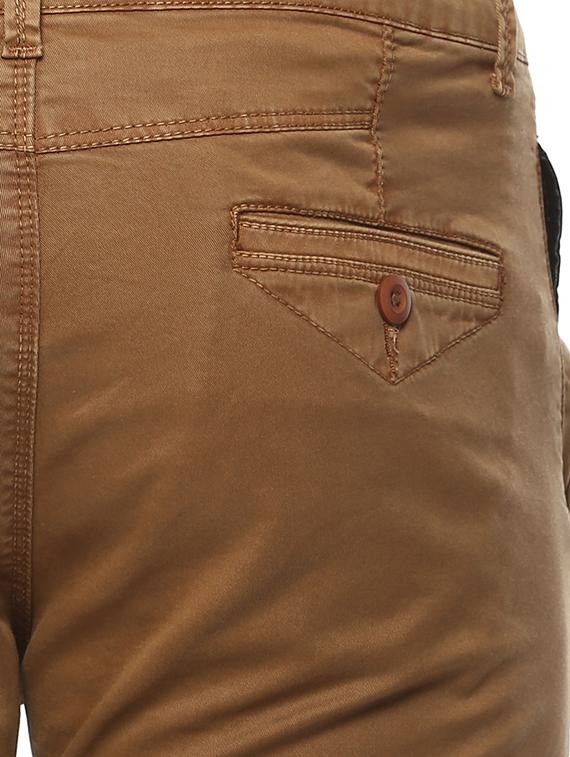 brown cotton chinos - 15000553 - Zoom Image - 4