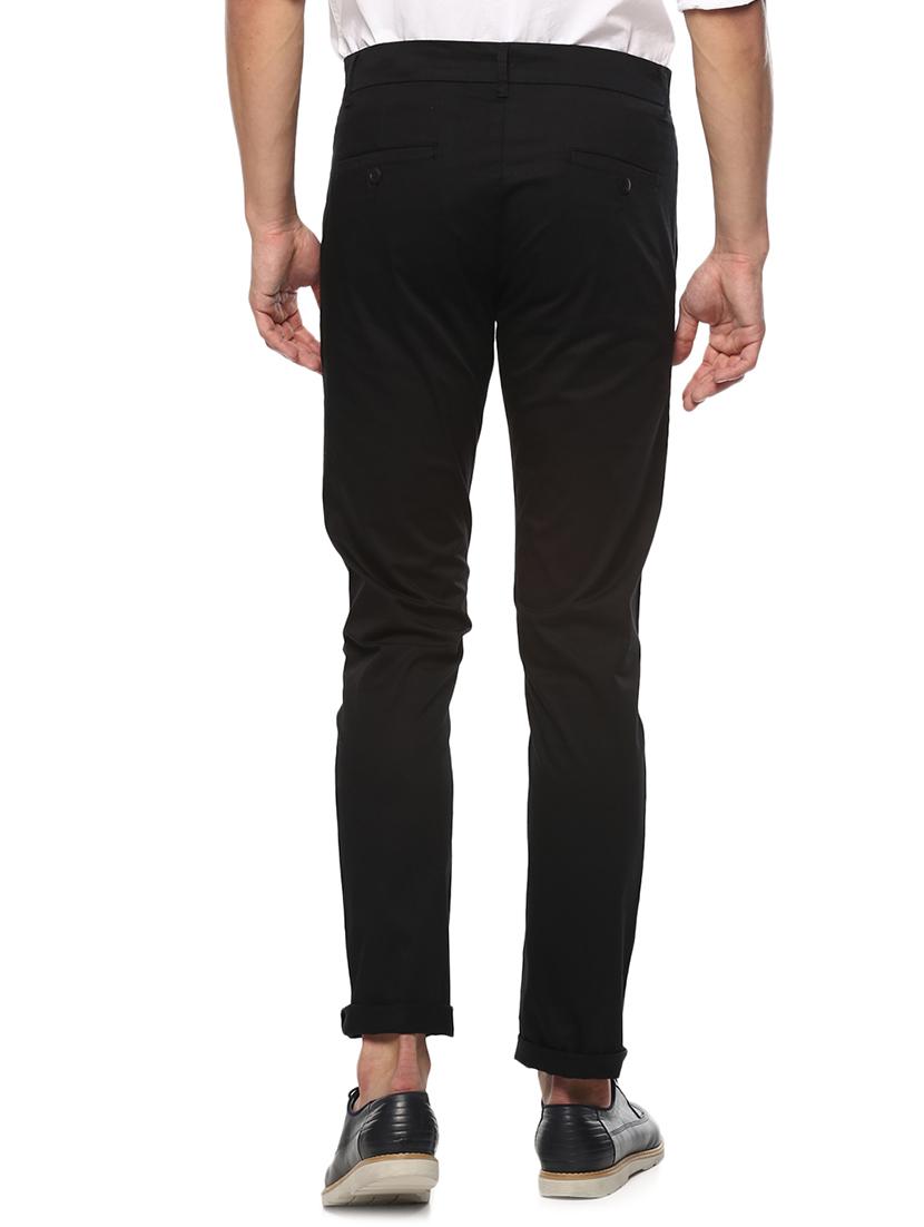 black cotton chinos - 15000562 - Zoom Image - 3
