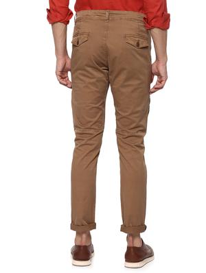 brown cotton chinos - 15000570 - Standard Image - 3