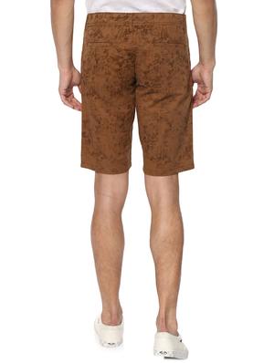 brown cotton shorts - 15000578 - Standard Image - 3