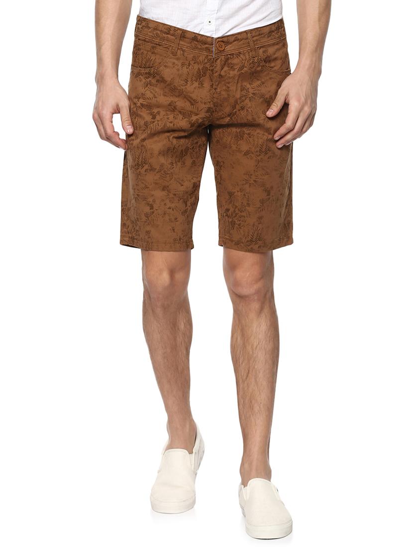 brown cotton shorts - 15000578 - Zoom Image - 1