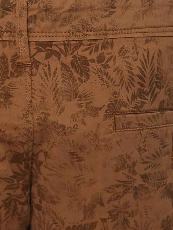 brown cotton shorts - 15000578 - Zoom Image - 4