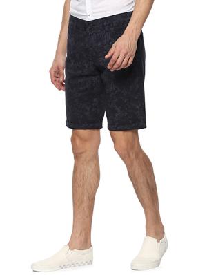 navy blue cotton shorts - 15000579 - Standard Image - 2