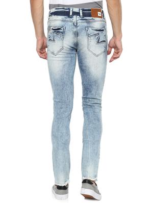 blue heavy washed denim jeans - 15000590 - Standard Image - 3