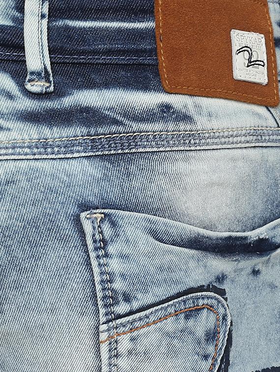 blue heavy washed denim jeans - 15000590 - Zoom Image - 4