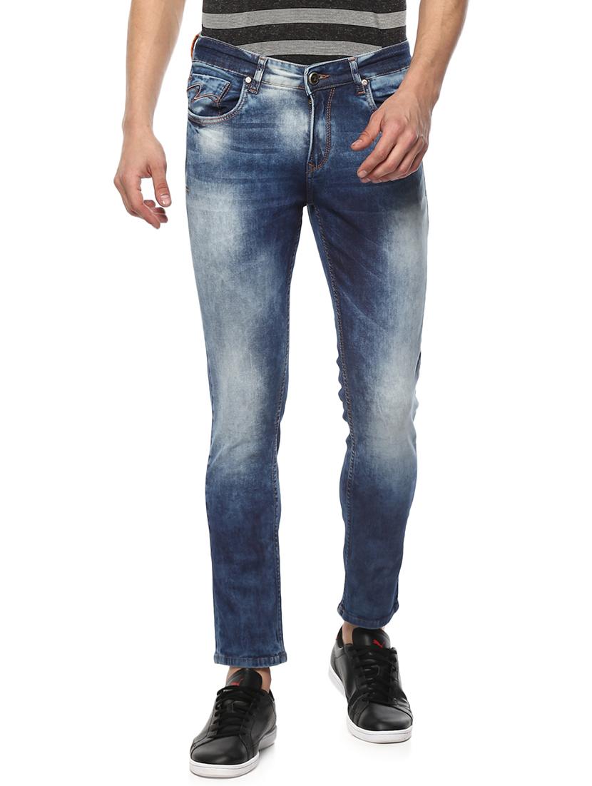 blue heavy washed jeans - 15000619 - Zoom Image - 1