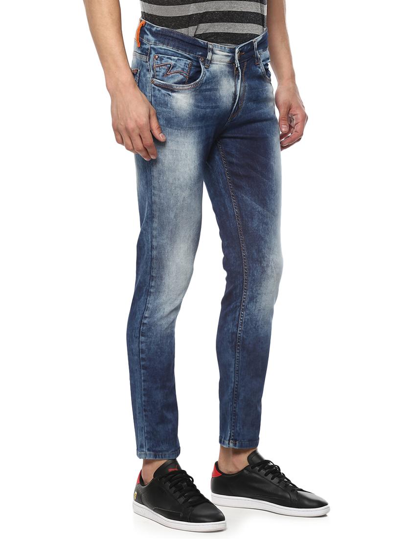 blue heavy washed jeans - 15000619 - Zoom Image - 2