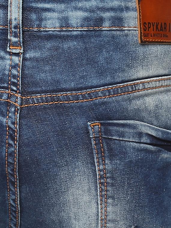 blue heavy washed jeans - 15000619 - Zoom Image - 4