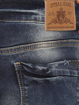blue cotton ripped jeans - 15000636 - Standard Image - 4