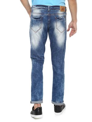 blue heavy washed patched denim jeans - 15000637 - Standard Image - 3