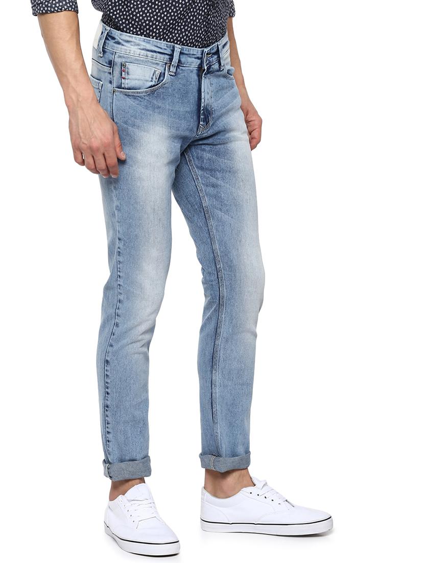 blue heavy washed denim jeans - 15000652 - Zoom Image - 2