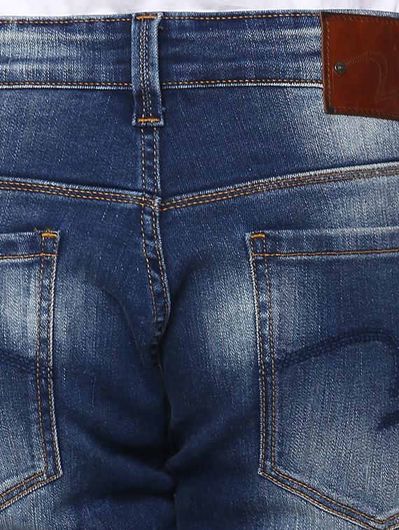 blue heavy washed denim jeans - 15000658 - Zoom Image - 4