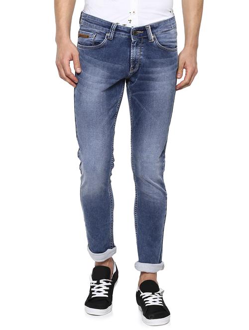blue light washed jeans - 15000687 - Standard Image - 1