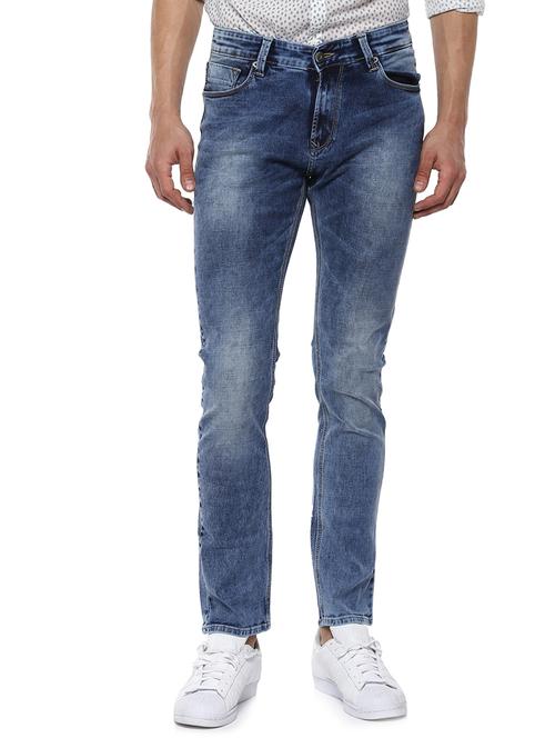 blue light washed jeans - 15000690 - Standard Image - 1