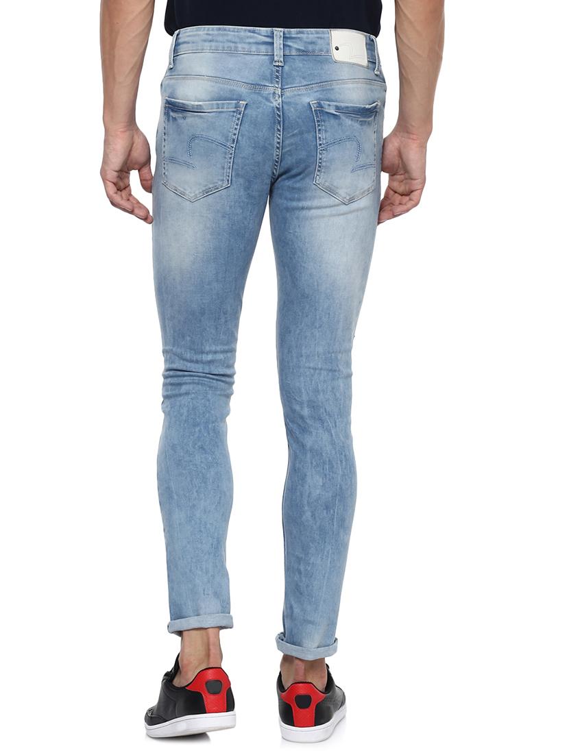 blue light washed denim jeans - 15000704 - Zoom Image - 3