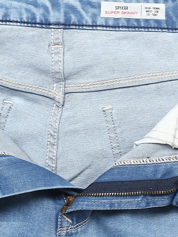 blue light washed denim jeans - 15000704 - Zoom Image - 4